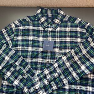 Craft & Borrow Mens Flannel Shirt Long Sleeve